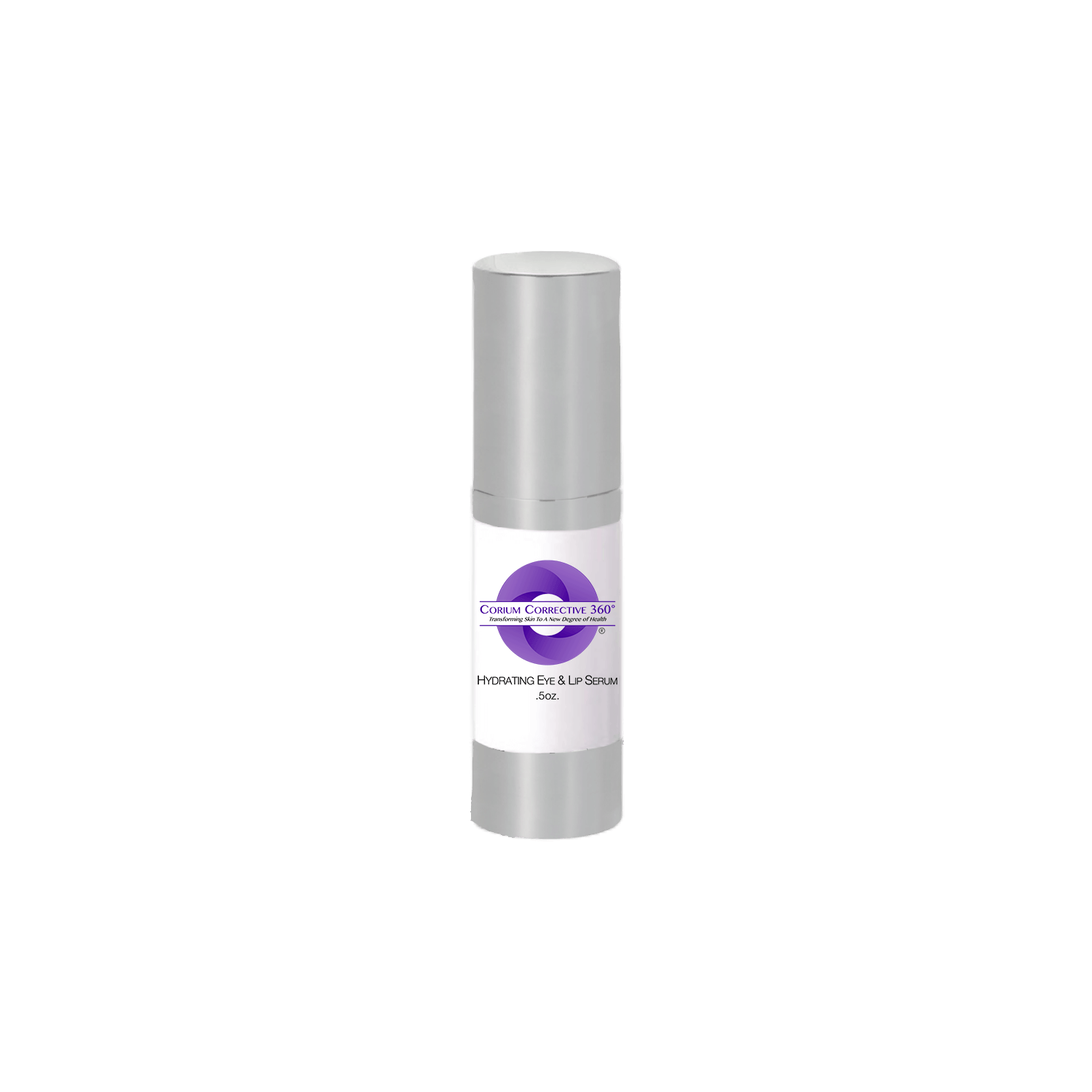 Corium Corrective 360° Hydrating Eye & Lip Serum targeted hydrating treatment pump bottle.